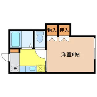 エスペロ東上野I(中部屋タイプ)【2階】の間取り