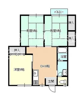 アメニティ幸【2階】の間取り