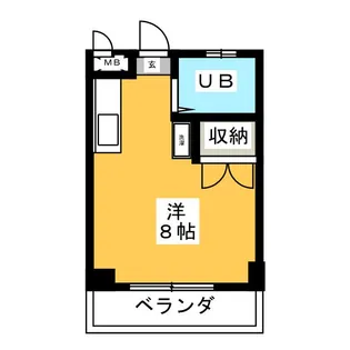 リバティ雪見【1階】の間取り