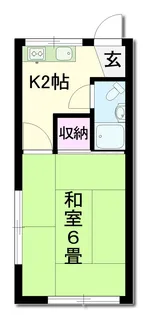 東京都杉並区下高井戸3【アパート】の間取り