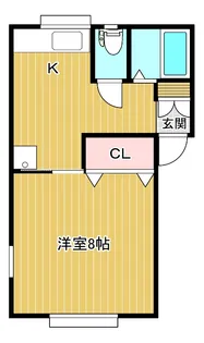 近江ファーストハイツ【2階】の間取り