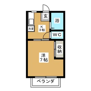 加藤ハイツ【2階】の間取り