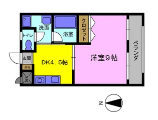 コムフォート21【4階】の間取り