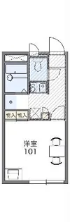 レオパレスあぶらや【2階】の間取り