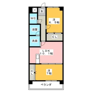 セラヴィー小池【3階】の間取り