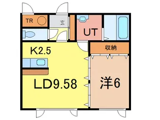 SUN NATULUX【4階】の間取り