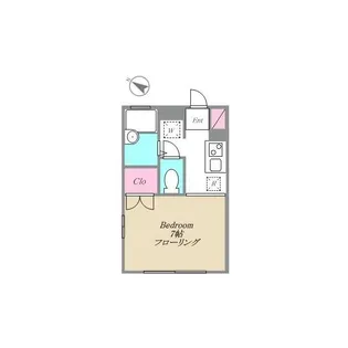 カーサ南戸塚【1階】の間取り