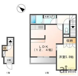 東京都清瀬市上清戸2【マンション】の間取り