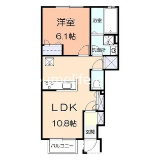 神奈川県厚木市愛甲2【アパート】の間取り