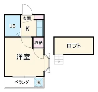 プライア高浜台【2階】の間取り