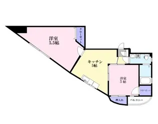 阿部ビル【5階】の間取り