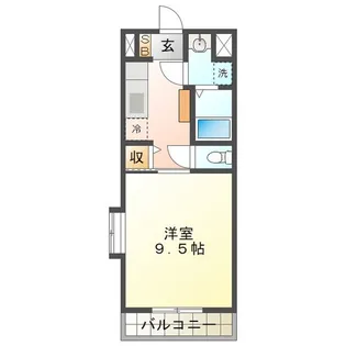 幸マンション【2階】の間取り