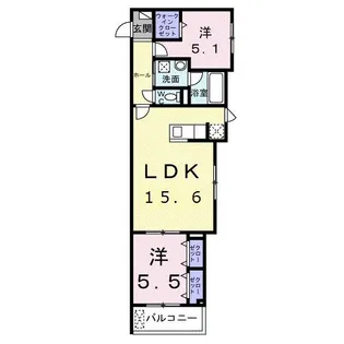 メイガーデン【3階】の間取り