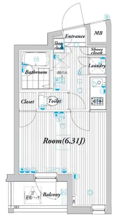 パレ・ホームズ西高島平【1階】の間取り