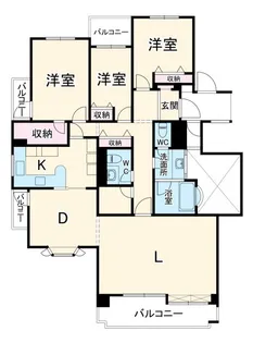 ペルシェール山手【2階】の間取り