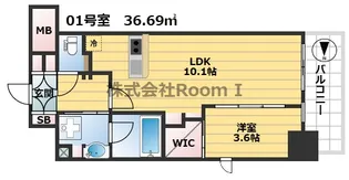 コンフォリア・リヴ北浜淡路町【3階】の間取り