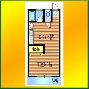 ローズマンション【3階】の間取り