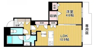 ShamaisonGardens三田天神【1階】の間取り