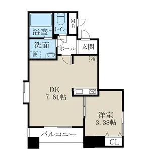 SUITE.HND【7階】の間取り