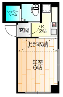 内田マンション【4階】の間取り