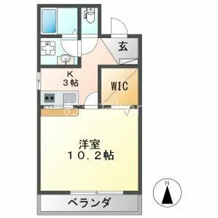 コーポM【3階】の間取り