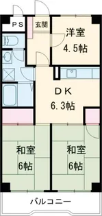 3DKの間取り画像