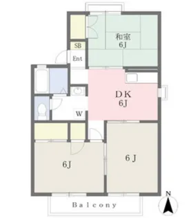 ファミール関口【2階】の間取り