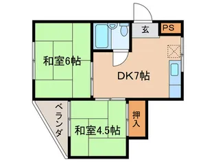 エミネンスIII湯里【3階】の間取り