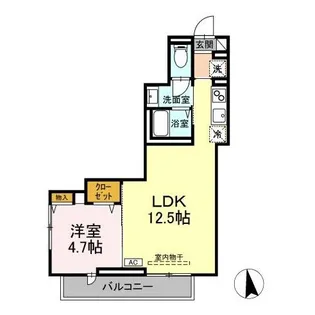 長野県長野市大字南長野【アパート】の間取り