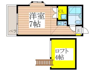 ベルフラット【2階】の間取り
