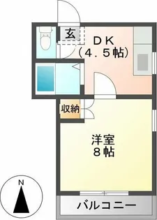 サンシャインキャッスル【3階】の間取り