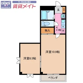 セピアMAISON21【3階】の間取り