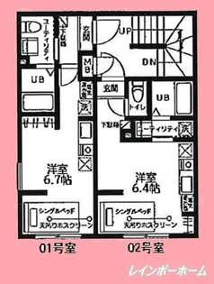 RCレジ錦糸2【5階】の間取り