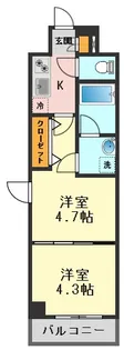 東京都葛飾区東新小岩7【マンション】の間取り