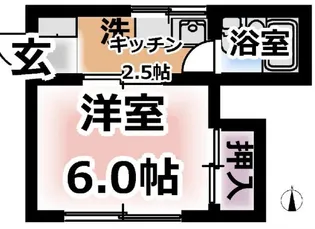 井坂荘【2階】の間取り