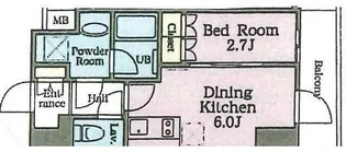 リージア浅草橋【7階】の間取り