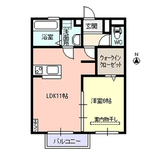 シャルマン・ルーチェ【1階】の間取り