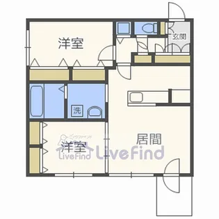 モルティーニ東札幌【4階】の間取り