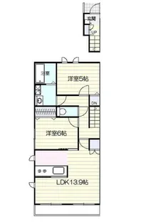 Majestic.k 自由ヶ丘【2階】の間取り