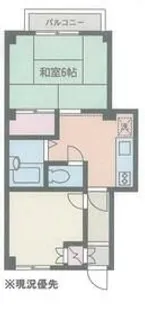 NGS滝頭(エヌジーエスたきがしら)【2階】の間取り