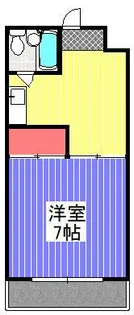 水前寺ビル【3階】の間取り