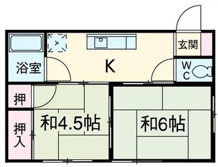 シャンポール今泉【2階】の間取り