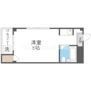 1Rの間取り画像