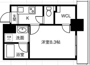 タウンライフ内山【4階】の間取り