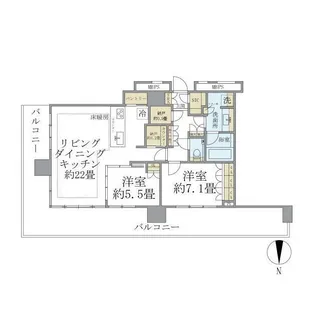 神奈川県藤沢市辻堂1【マンション】の間取り