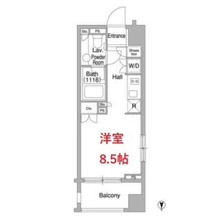 東京都大田区大森北3【マンション】の間取り