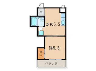 クラ武庫之荘壱番館【3階】の間取り