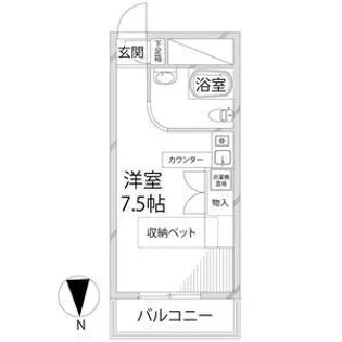 ラ・パルフェ・ド・アフェール【4階】の間取り