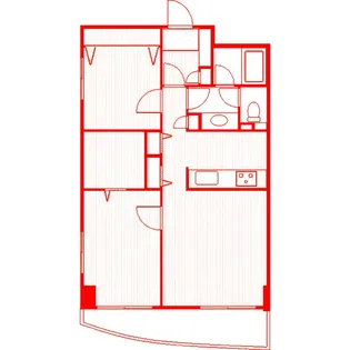 鶴見ワンダーランド【4階】の間取り