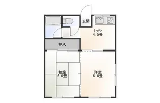 ツカサフラット【2階】の間取り